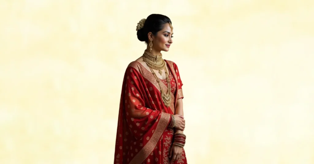 Assamese Style Saree Drape