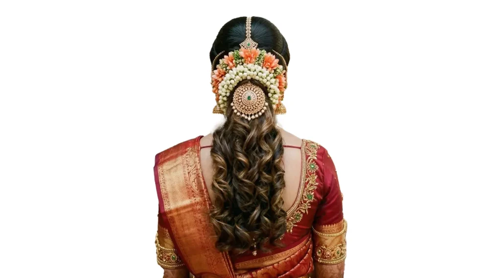 Half-Up Half-Down with Curls